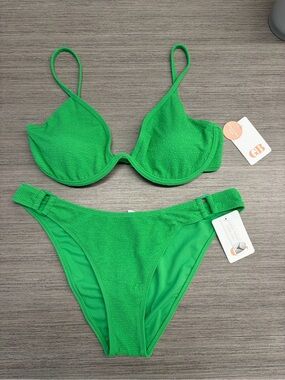 Dillards Green Bikini